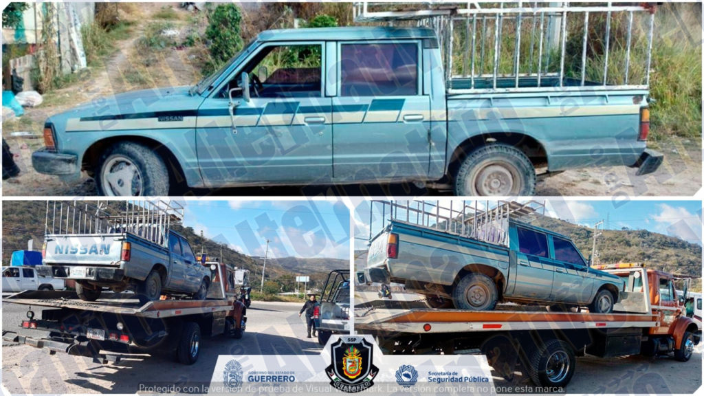  Recupera unidad policial de género en Chilapa de Álvarez una camioneta con  reporte de robo